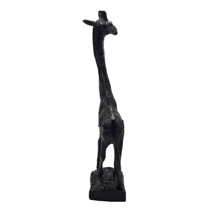 Giraffe Sculpture – Modern Black Design 49 cm