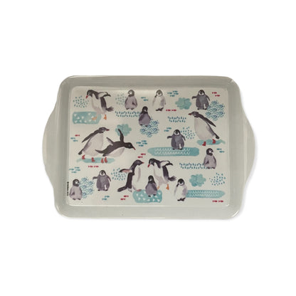 Leuke pinguïn serveerschaal van melamine van Ashdene