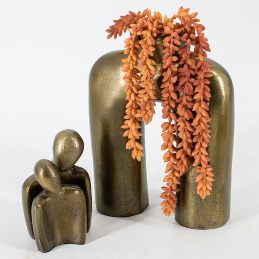 Herfstoranje kunst erwtenplantje van Kolony – sfeervolle najaarsdecoratie