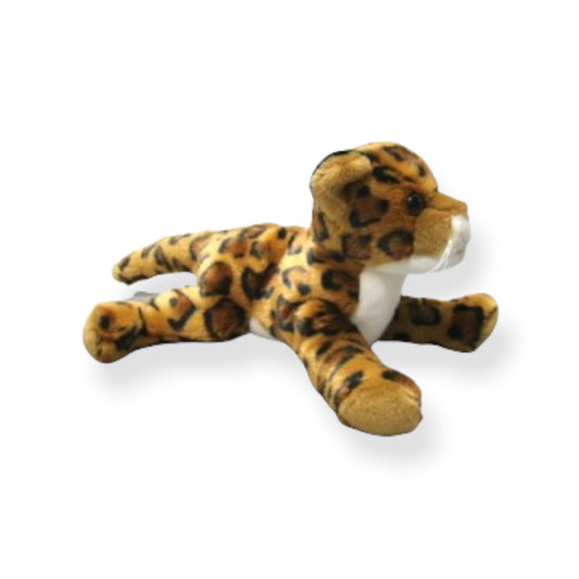 Bruin-witte pluche knuffel Jaguar – Geharo – Krokomingo