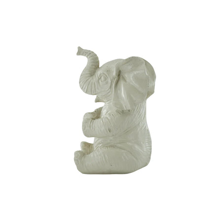 Beeld Olifant – Roze, Wit, Zand & Mint groen