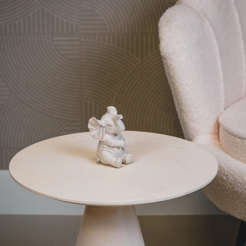 Beeld Olifant – Roze, Wit, Zand & Mint groen