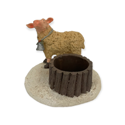 Theelichthouder schaap met waterton van Anne & Marie