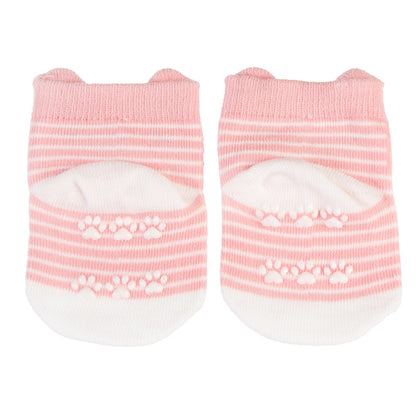 Baby Sokken Cookie the Cat – Roze (0–3 mnd)