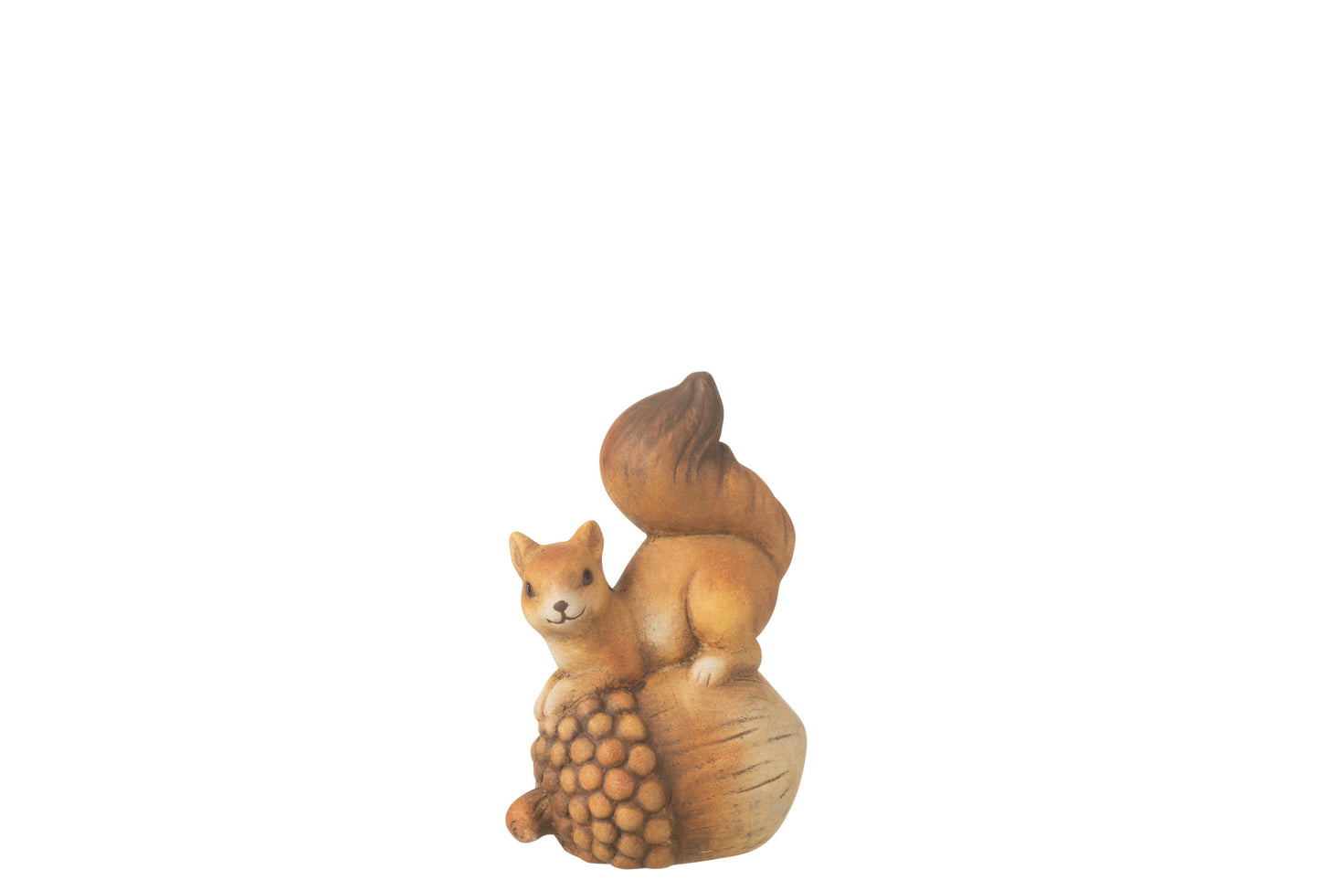 Eekhoorn op Eikel Beeld – Herfstdecoratie