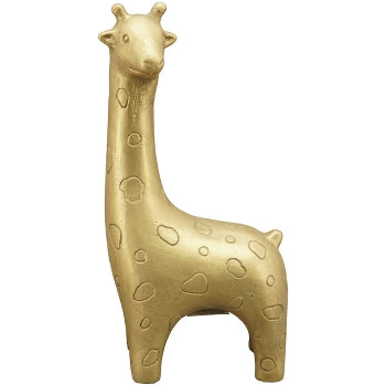 Gouden giraffe beeld van cement met matte afwerking – 30 cm hoog van Exner GmbH