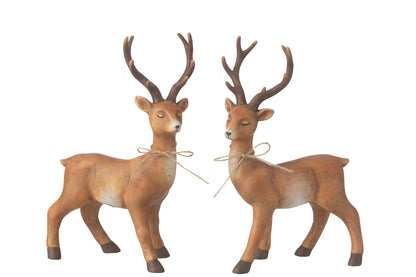 Deer Statue &amp; Reindeer Statue – Standing/Lying Multiple Variants