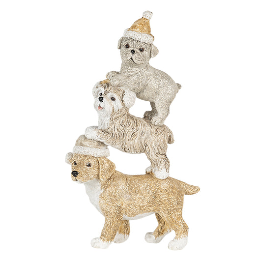 kerstbeeld-hond-kat-clayre-eef-kerstdecoratie-polyresin-winterbeeldje-10x4x18cm