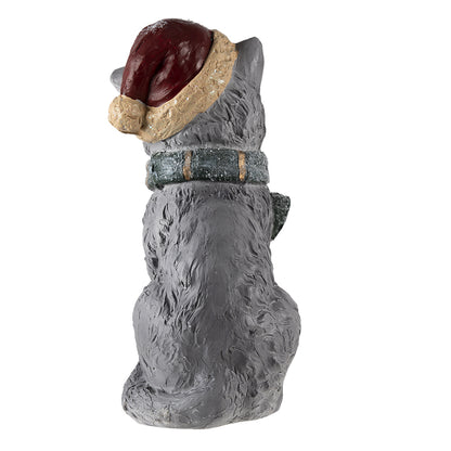 Christmas Figurine Cat with Hat &amp; Scarf – 42 cm High