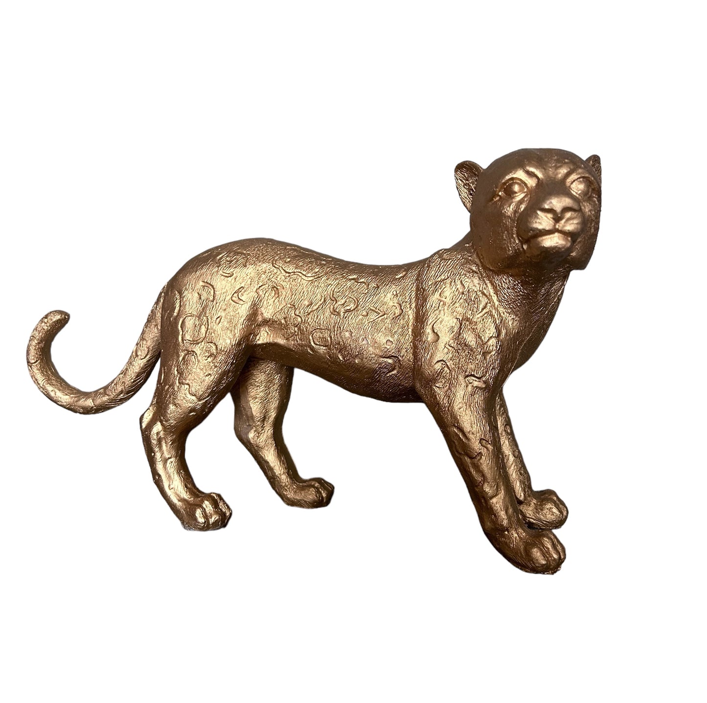 Gouden Luipaard Beeld – Luxe Decoratie 26 cm