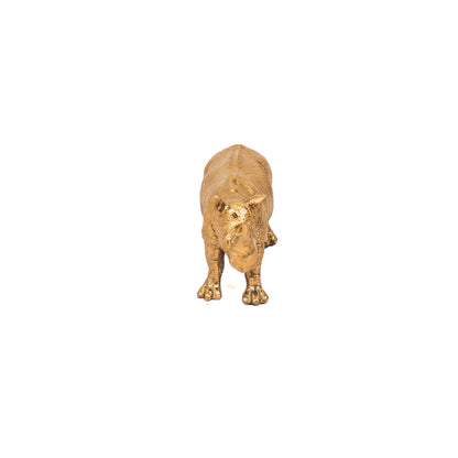 Gouden Neushoorn Beeld  – 16 cm