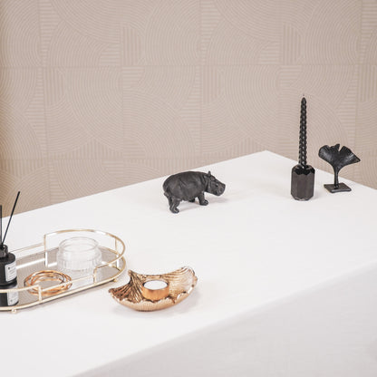 Zwart Nijlpaard Beeld – 14 cm