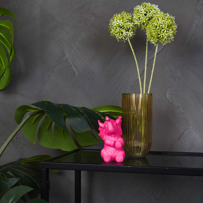 Beeld Olifant – Roze, Wit, Zand & Mint groen