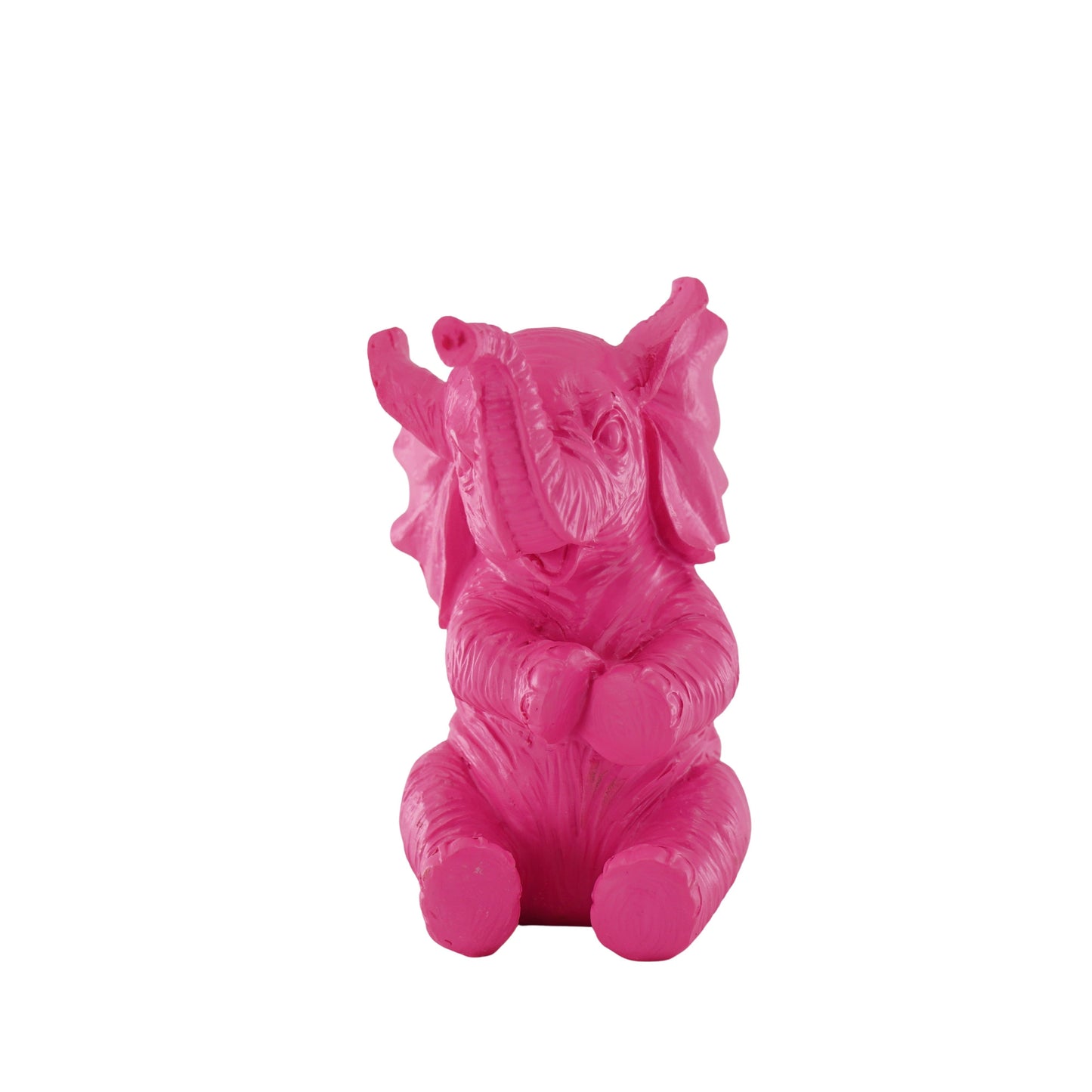 Beeld Olifant – Roze, Wit, Zand & Mint groen