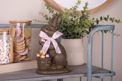 Decoratief paashaas beeldje met mandje – Krokomingo