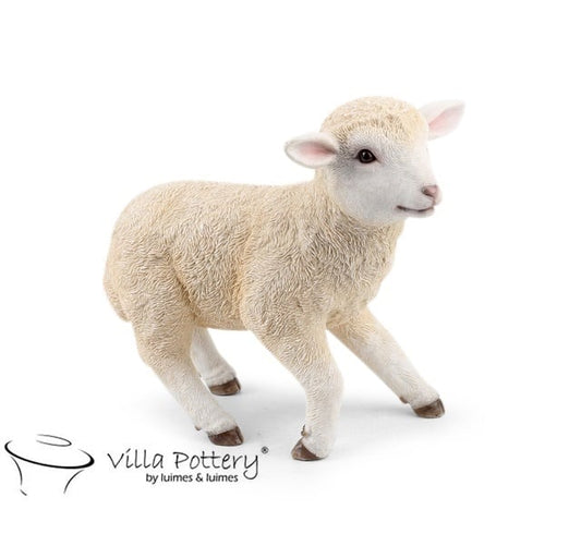 Schaap beeld van Villa Pottery in landelijke stijl – polyresin decoratie