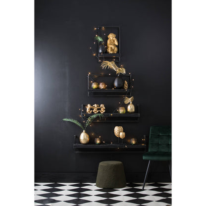 Beeld Schildpad Goud – Turtle Ornament op Standaard