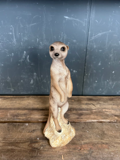Erdmännchen-Statue – Einzigartige Tierstatue in Brauntönen | H&amp;H Collections