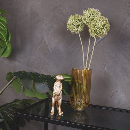Luxe gouden stokstaart beeld van Housevitamin – stijlvolle woondecoratie, Krokomingo