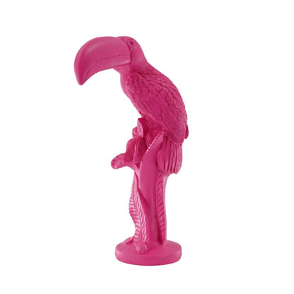 Toekan Beeld – Felroze – 29,5 cm – Housevitamin