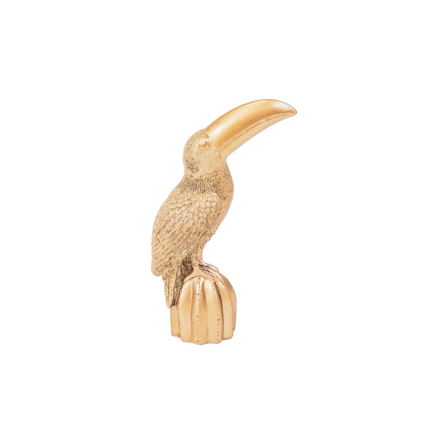 Goldene Tukan-Statue – 19 cm