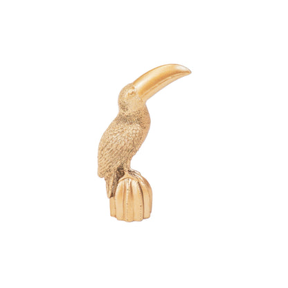 Goldene Tukan-Statue – 19 cm