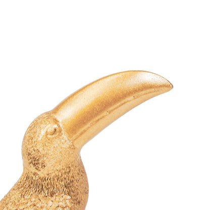 Goldene Tukan-Statue – 19 cm
