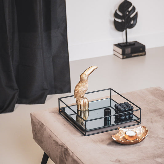 Gouden toekan beeld 19 cm van Housevitamin – luxe dierenthema woondecoratie