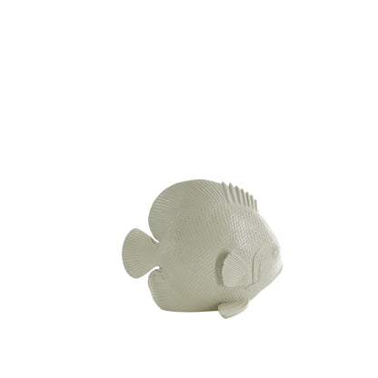 Beige Fish Decoration – Matte Polyresin – 19.5 cm