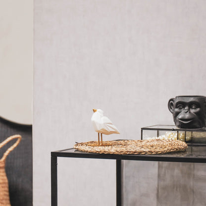Witte Vogel met Gouden Details