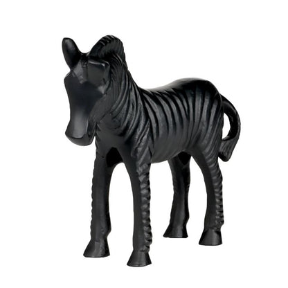 Zebra Beeld Zwart Aluminium – Groot of Klein