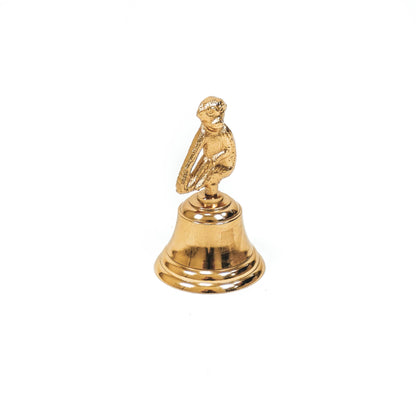 Dekorativer Butler Bell Monkey – Gold oder Silber