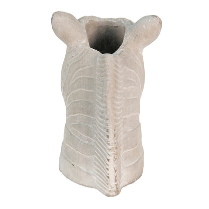 Authentic Zebra Flower Pot – Savannah Style in the Home