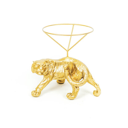 Tiger Gold Plate Holder – Luxury Kitchen Decoration