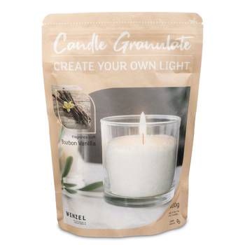 Burning Sand kaarsenzand Bourbon Vanille 400 g met 4 lonten – warme en luxe geur