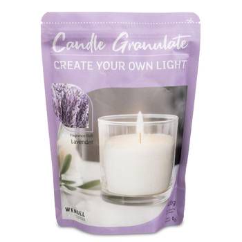 Burning Sand kaarsenzand Lavendel 400 g met 4 lonten – rustgevende geur en sfeervol licht