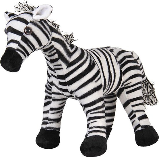 zebra deurstopper zwart wit polyester