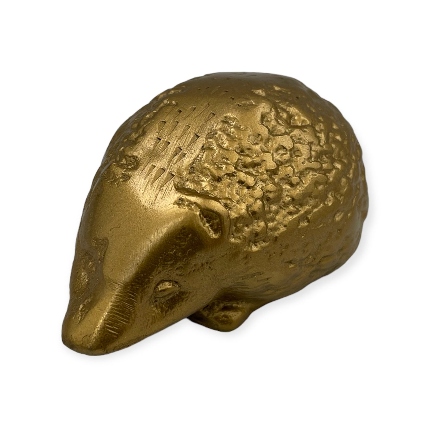Mini Egel Beeldje – Goudkleurige Woondecoratie