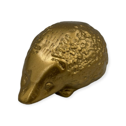 Mini Egel Beeldje – Goudkleurige Woondecoratie