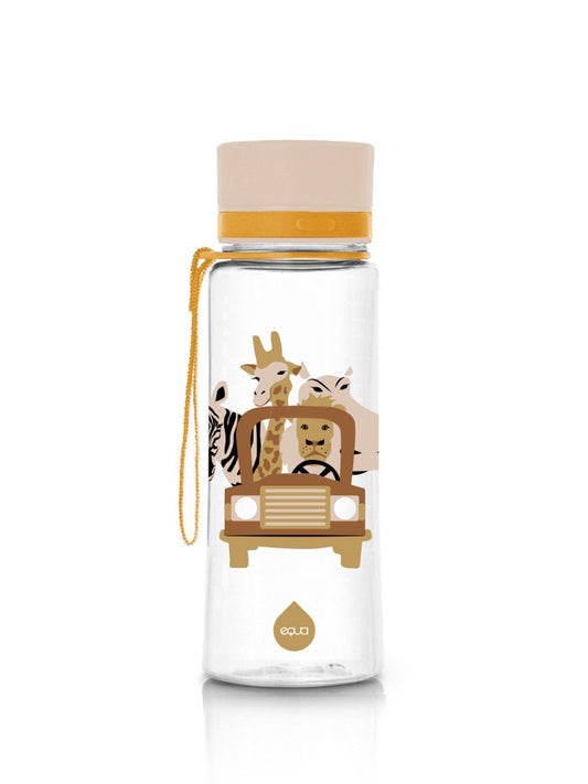 Safari giraffe drinkfles 600 ml met draagkoord – BPA-vrij Tritan
