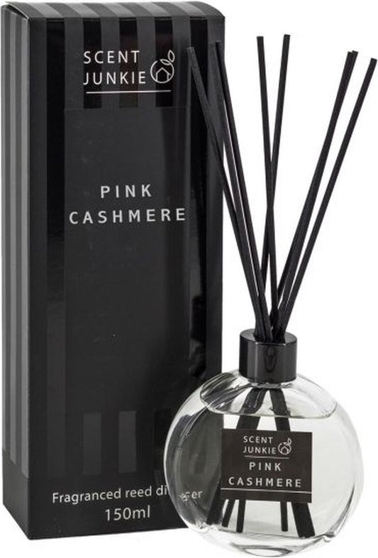 Geurstokjes Pink Cashmere 150 ml Scent Junkie – Krokomingo