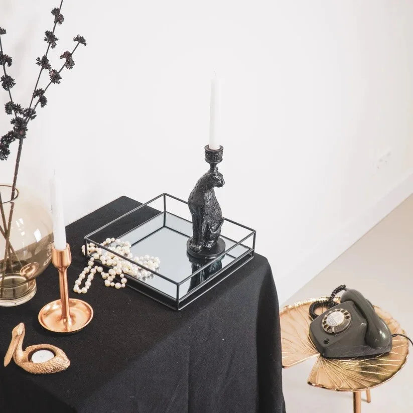 Leopard Candle Holder – Available in Gold &amp; Black