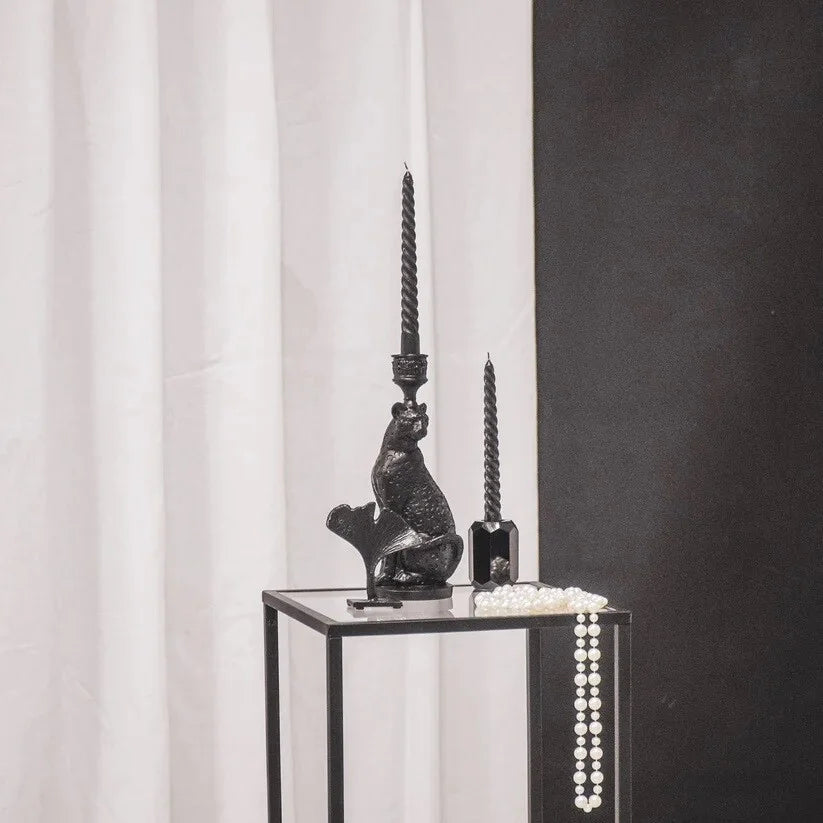 Leopard Candle Holder – Available in Gold &amp; Black