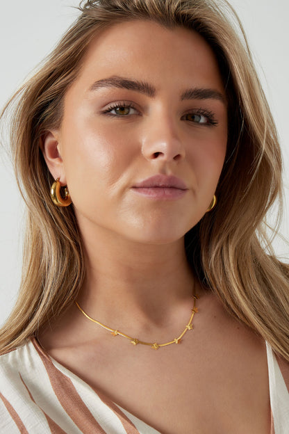 Schmetterlingsgliederkette – Goldfarben 40+5 cm
