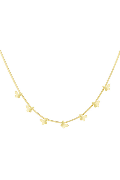 Schmetterlingsgliederkette – Goldfarben 40+5 cm