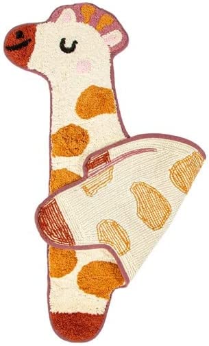Giraffenvloerkleedje – Kinderkamer Katoen 57×80 cm