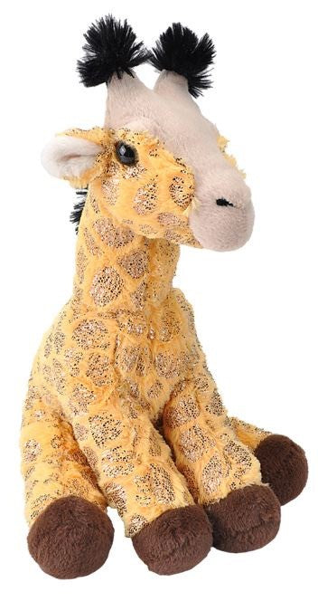 Beige en donkeroranje pluche giraffe knuffel – 30 cm – Wild Republic