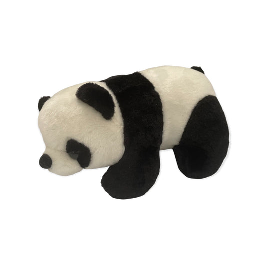 Klein zwart-wit panda knuffeltje van pluche voor kinderen
