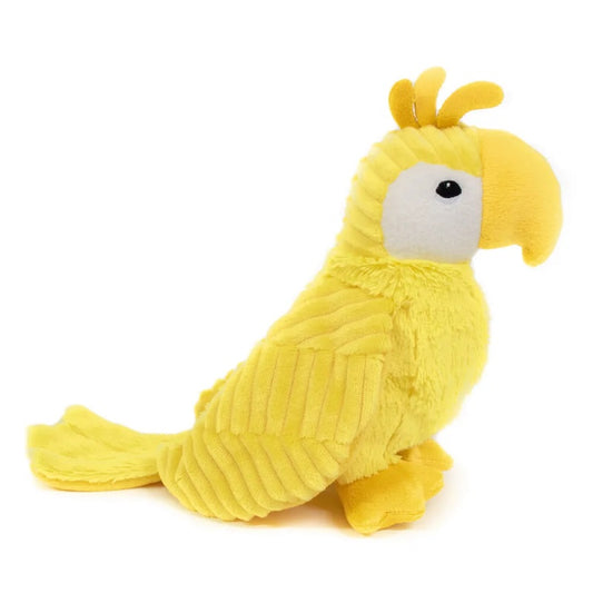 kanarie gele knuffel papegaai 