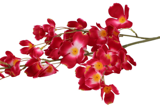 Zijdenbloem Wolfberry donkerroze 106 cm – Krokomingo